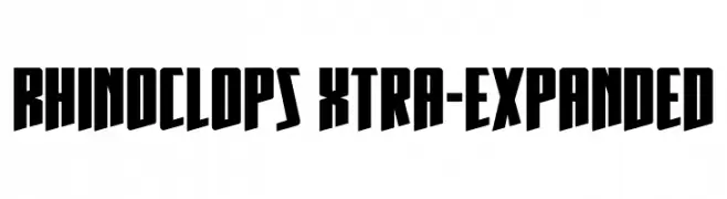 Rhinoclops Xtra-Expanded  Fuentes Gratis Descargar