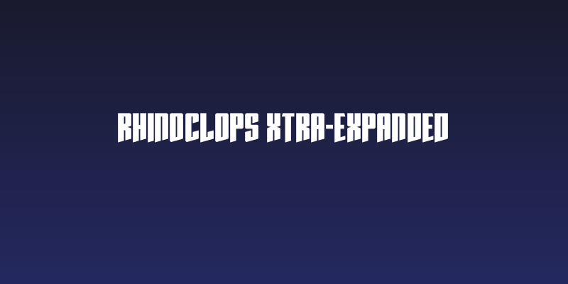 Rhinoclops Xtra-Expanded Social Header