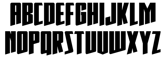 Rhinoclops Xtra-Expanded Font LOWERCASE