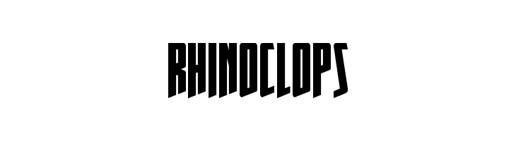 Rhinoclops  font caratteri gratis