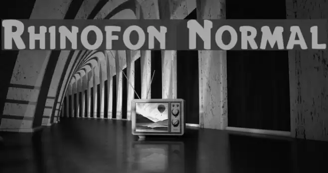 Rhinofon Normal خط examples