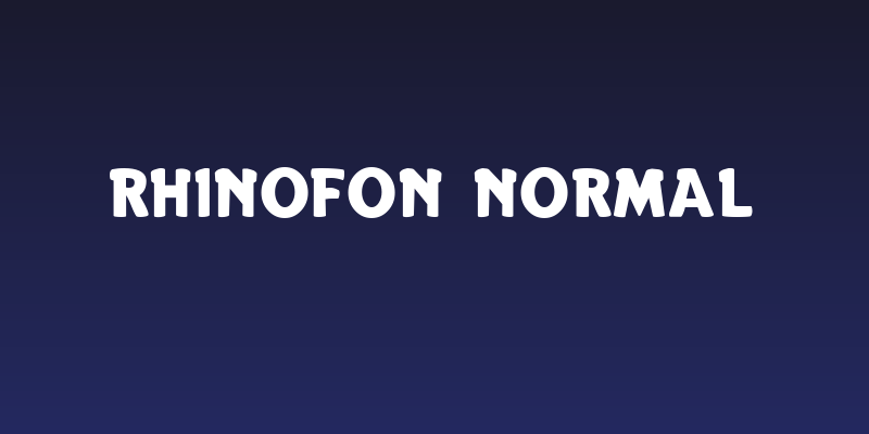 Rhinofon Normal Social Header