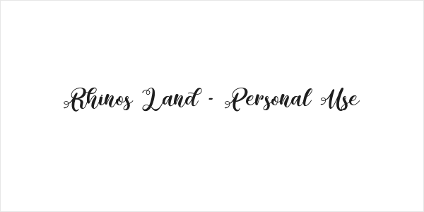 Rhinos Land - Personal Use Logo