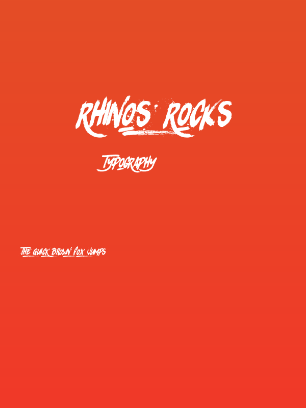 Rhinos rocks Poster