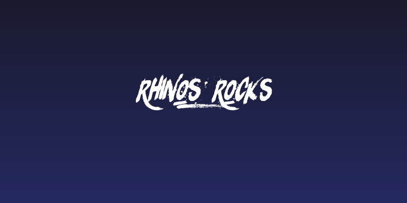 Rhinos rocks Social Header
