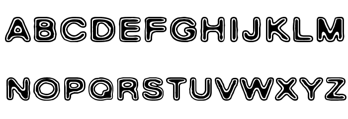 Rho Cassiopeiae Font LOWERCASE