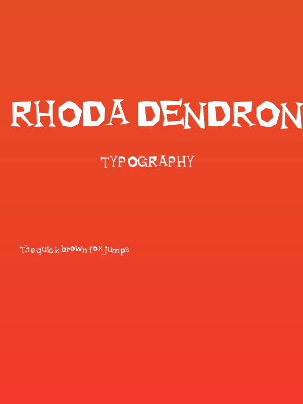 Rhoda Dendron Poster