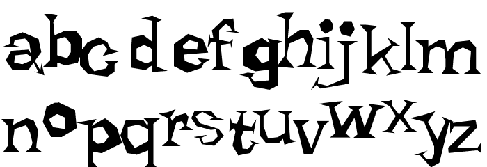 Rhoda Dendron Font LOWERCASE
