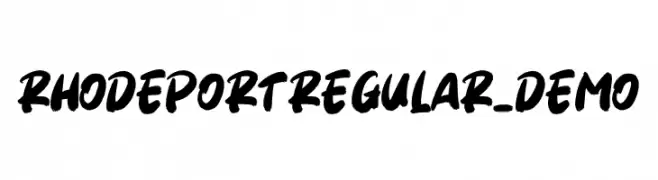 Rhodeport Regular_DEMO  Frei Schriftart Herunterladen