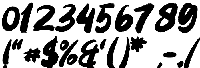 Rhodeport Regular_DEMO Font OTHER CHARS