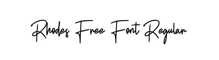 Rhodes Free Font Regular  baixar fontes gratis