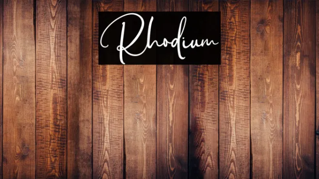 Rhodium Example 2