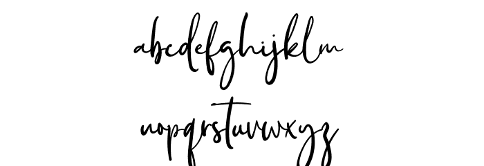Rhodium Font LOWERCASE