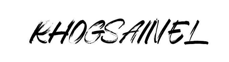 Rhogsainel  font caratteri gratis