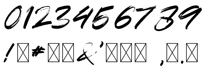 Rhogsainel Font OTHER CHARS