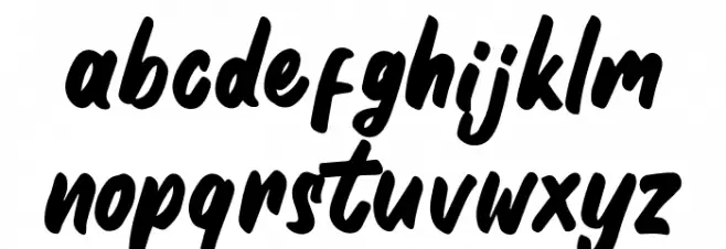 Rhombenk Caratteri MINUSCOLO