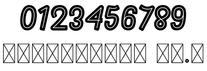 Rhomelia Strip Font OTHER CHARS