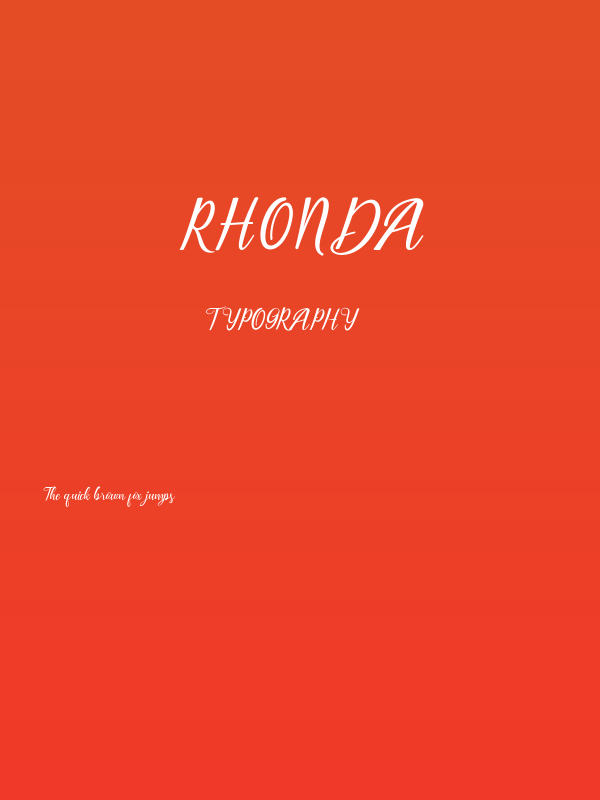 Rhonda Poster