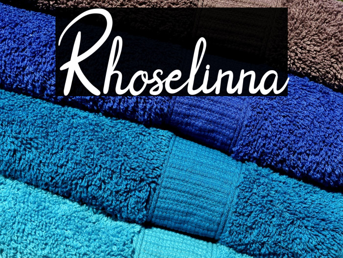 Rhoselinna Font examples