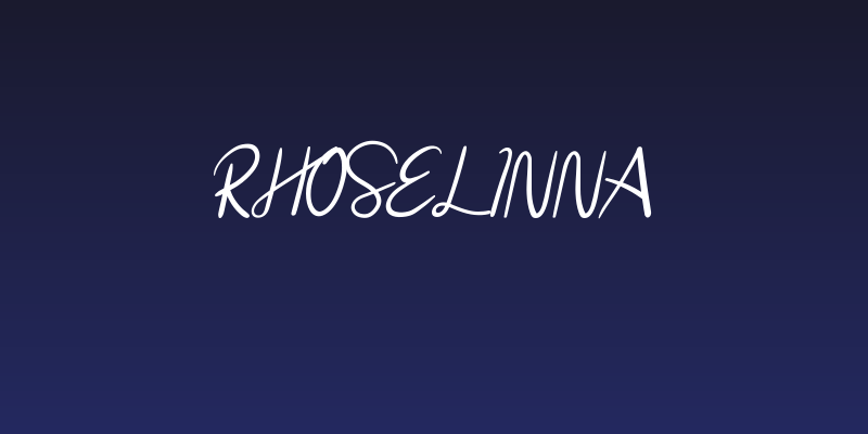 Rhoselinna Social Header