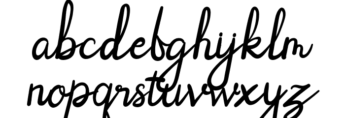 Rhoselinna Font LOWERCASE