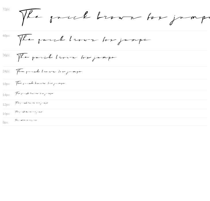Rhoutte Ganol Demo Italic Waterfall