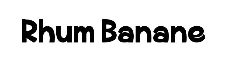 Rhum Banane Шрифта