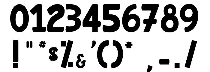 Rhum Banane_PersonalUseOnly Font OTHER CHARS