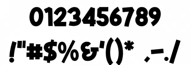 Rhuma Sinera Regular. Font OTHER CHARS