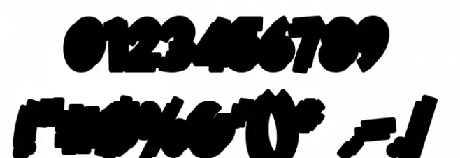 Rhuma Sinera Shadow. Font OTHER CHARS