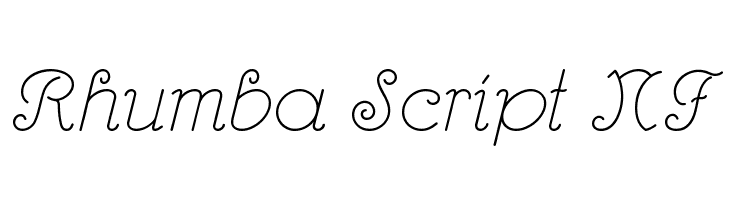 Rhumba Script NF Font