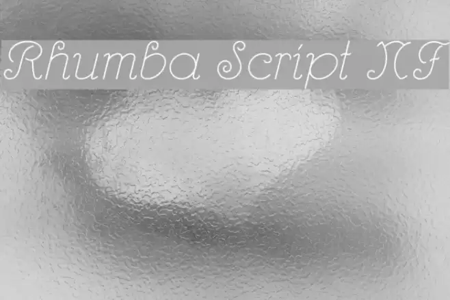 Rhumba Script NF Font examples