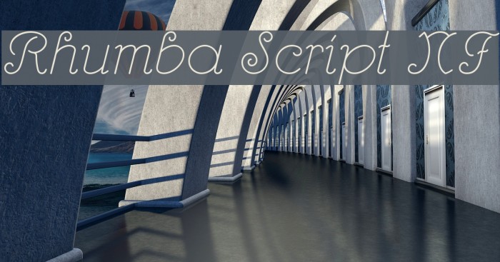 Rhumba Script NF Font examples