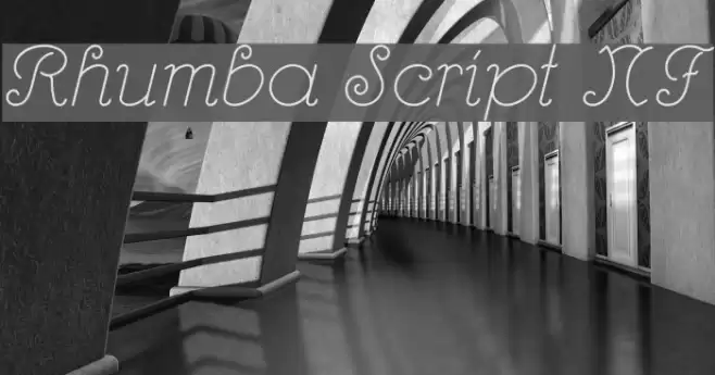 Rhumba Script NF Font examples