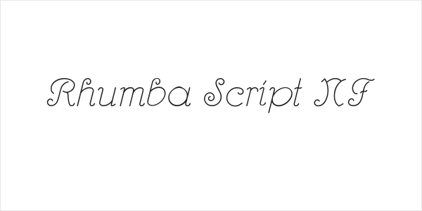 Rhumba Script NF Logo
