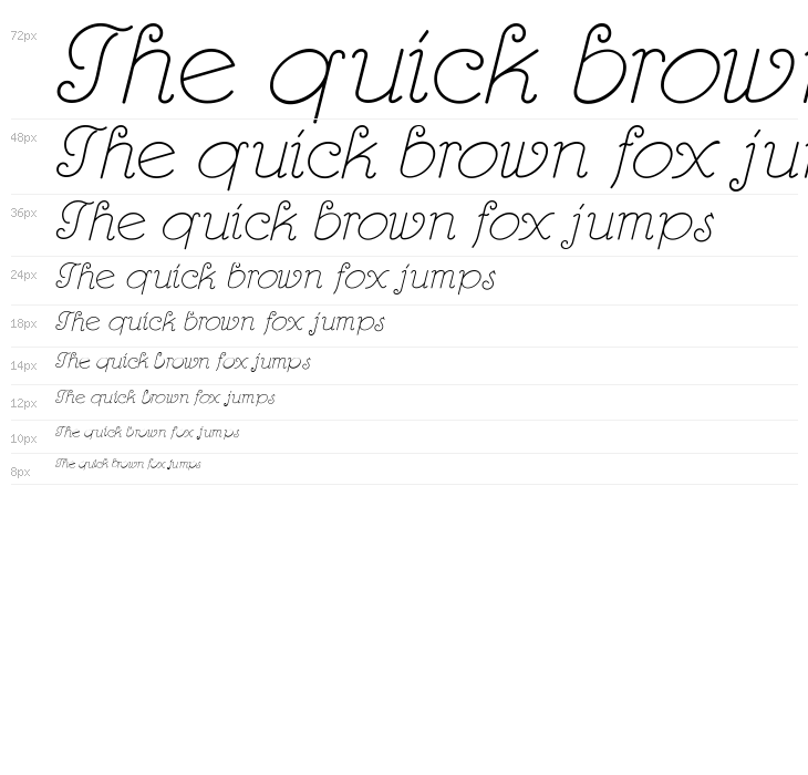 Rhumba Script NF Waterfall