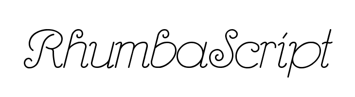 RhumbaScript Font