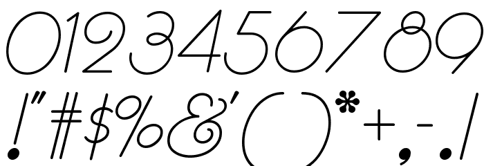 RhumbaScriptNF Font OTHER CHARS
