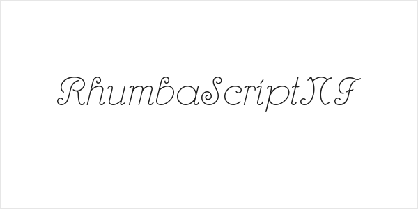 RhumbaScriptNF Logo