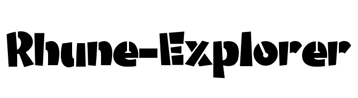 Rhune-Explorer  Frei Schriftart Herunterladen