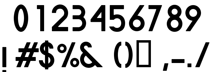 Rhyder Font OTHER CHARS