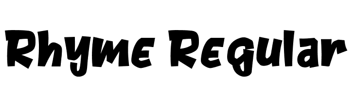 Rhyme Regular  لخطوط تنزيل
