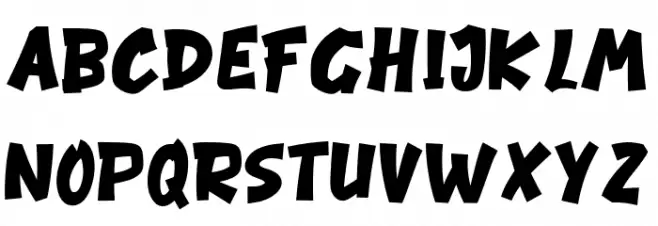 Rhyme Regular Schriftart Groß