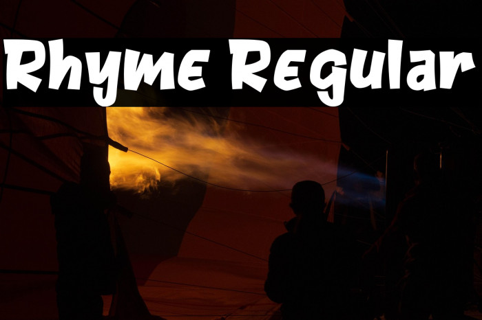 Rhyme Regular Example 2