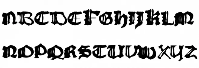 RhymeChronicle1494 Schriftart Groß