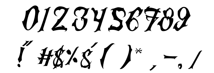 Rhymus Queen Font OTHER CHARS