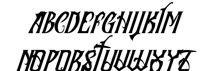 Rhymus Queen Font LOWERCASE
