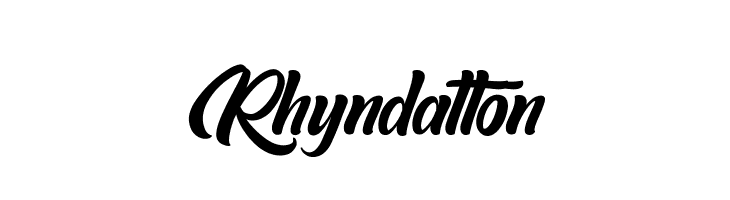 Rhyndatton  Скачать бесплатные шрифты