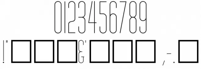 Rhyol Шрифта ДРУГИЕ символов