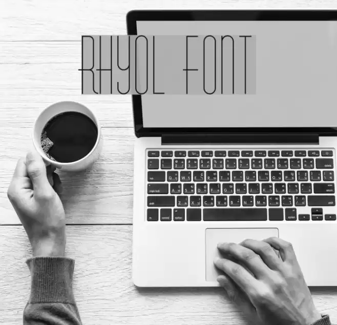 Rhyol Шрифта examples